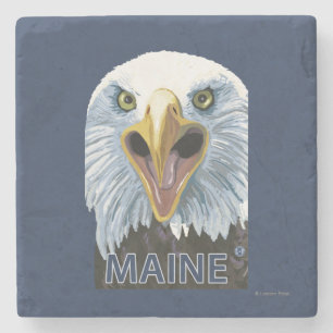 MaineEagle upp slut Underlägg Sten
