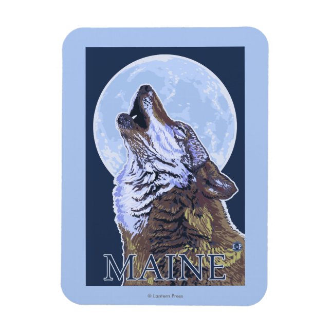 MaineHowling Varg Magnet (Vertikal)