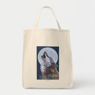 MaineHowling varg Tygkasse