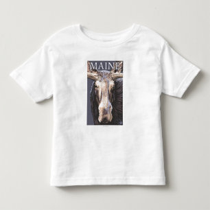 MaineMoose upp slut Tee