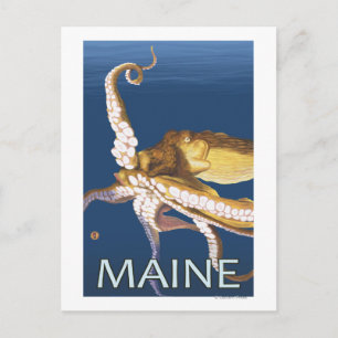 MaineOctopus Scene Vykort
