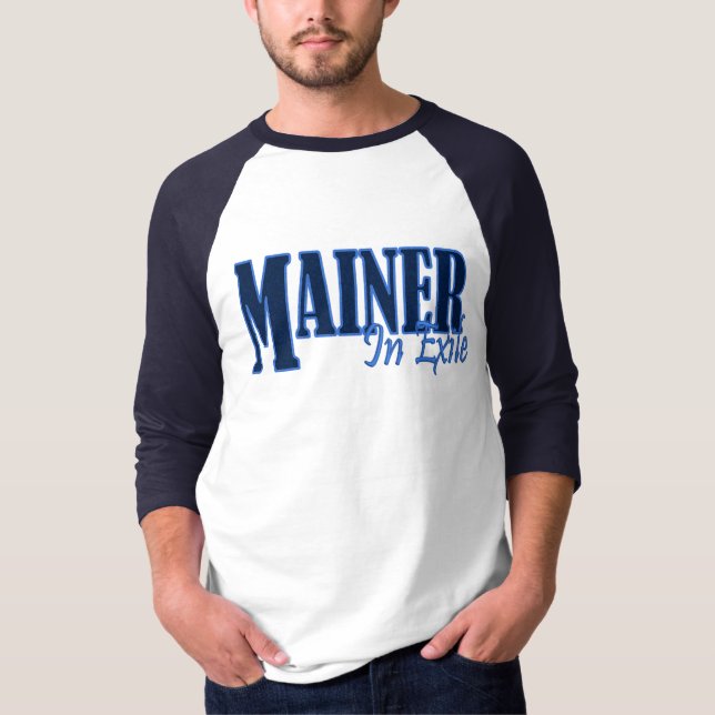 Mainer i exil t-shirt (Framsida)