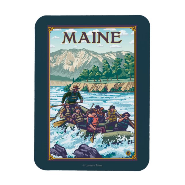 MaineRiver Raiting Scene Magnet (Vertikal)