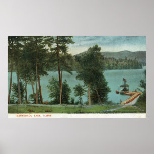 MaineScenic beskådar av Kennebago sjön Poster