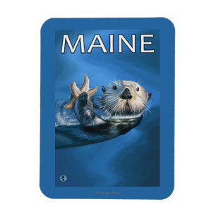 MaineSea utterplats Magnet