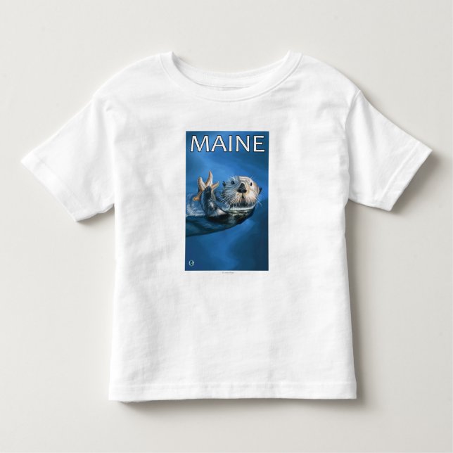 MaineSea utterplats T Shirt (Framsida)