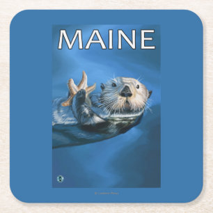 MaineSea utterplats Underlägg Papper Kvadrat