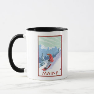 MaineSnowboarder Scene Mugg