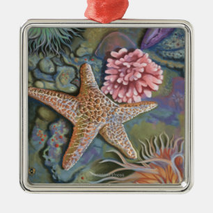 MaineTidepool plats Julgransprydnad Metall