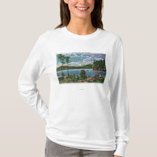 MaineView av Squawberg och Moosehead sjön T-shirt