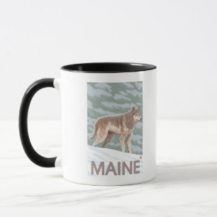 MaineWolf plats Mugg