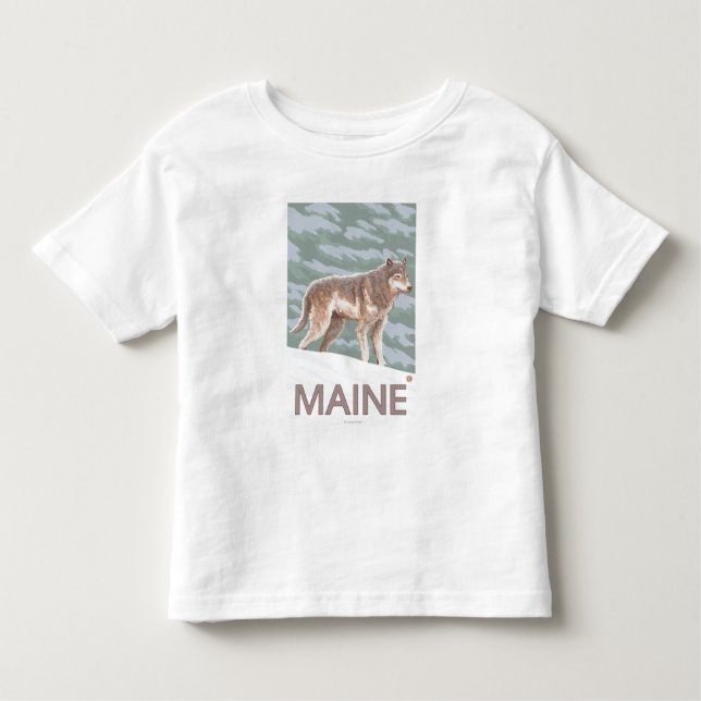 MaineWolf plats T-shirt (Framsida)