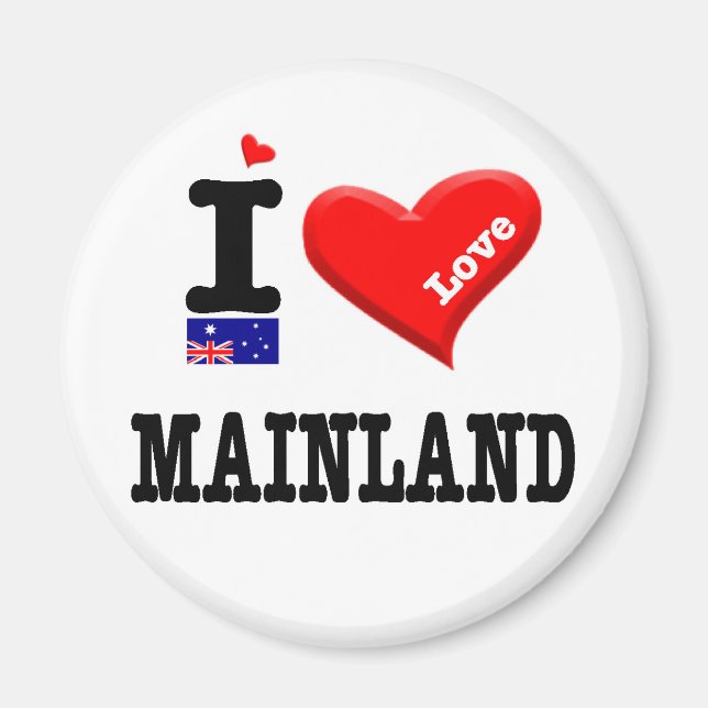 MAINLAND - I KÄRLEK MAGNET (Framsidan)