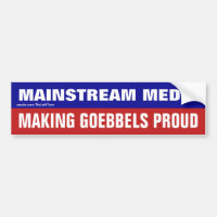 Mainstream-media är Skapar med Goebbels Proud