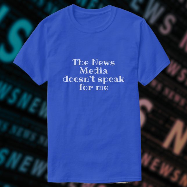 Mainstream News Media Bias T-Shirt (Skapare uppladdad)