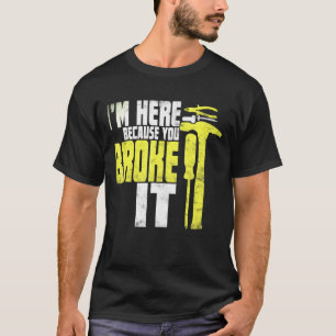 Maintenance Man Gif Handyman Plumber Gift T Shirt