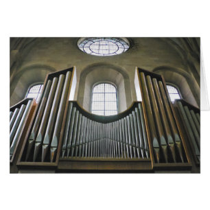 Mainz domkyrka, Tyskland, organkort Hälsningskort