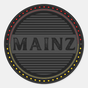 Mainz Stadens Pride-symbol – Tysk Identitet Runt Klistermärke