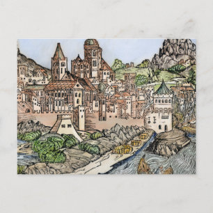 Mainz, Tyskland, 1493 Vykort