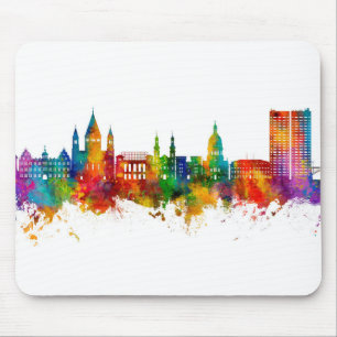 Mainz Tyskland Skyline Musmatta