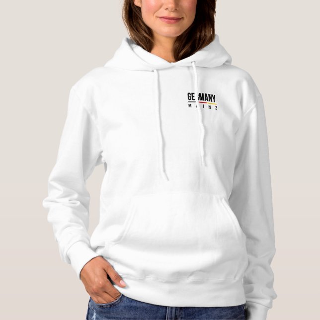 Mainz Tyskland Tee Shirt (Framsida)