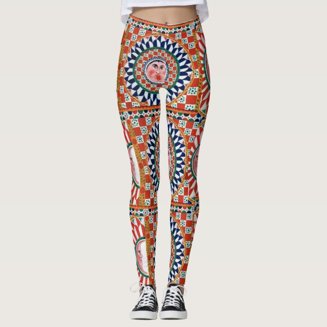 Maiolica damaskerMamma Mia! Leggings (Framsida)