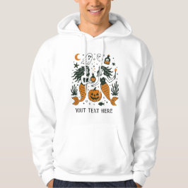 Mairmaids halloween under vatten redigerbar hoodie