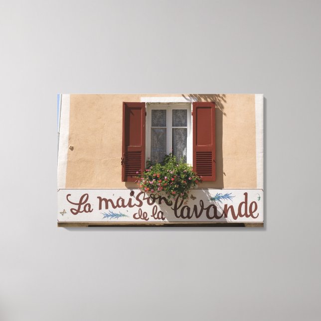 Maison de la Lavande, Place du Couwert, Canvastryck (Framsida)