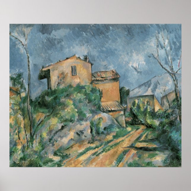 Maison Maria - Paul Cezanne - c1895 Poster (Framsidan)