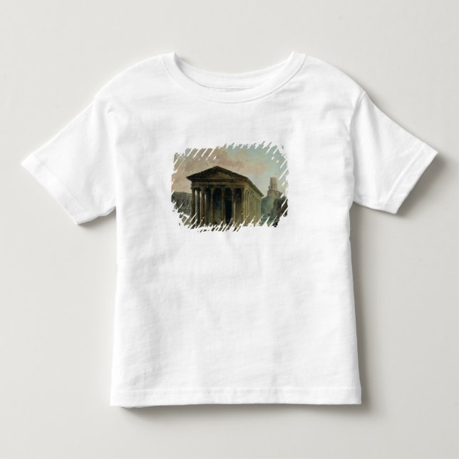 Maisonen Carree med amfiteatern Tee (Framsida)