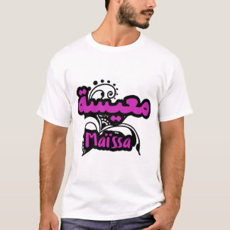 Maïssa Calligraphie Prénom en Arabe T Shirt