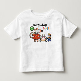 Maisy Birthday Girl 2 Years Old Baby Toddler Shirt T Shirt