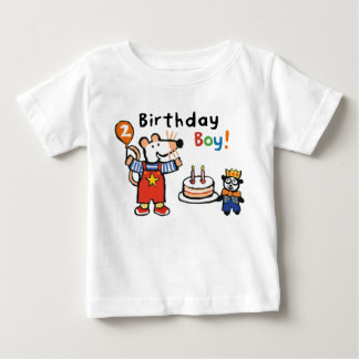 Maisy födelsedags pojke, 2 år gammal baby t-shirt