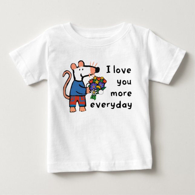 Maisy I Kärlek You More Varje dag T Shirt (Framsida)