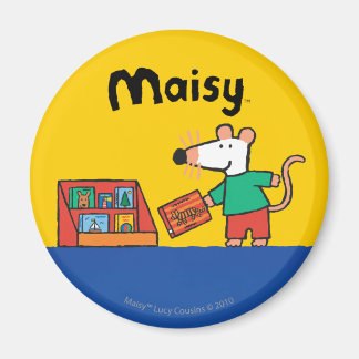 Maisy med Bibliotek Bokar Magnet