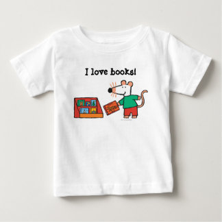Maisy med Bibliotek Bokar Tee Shirt