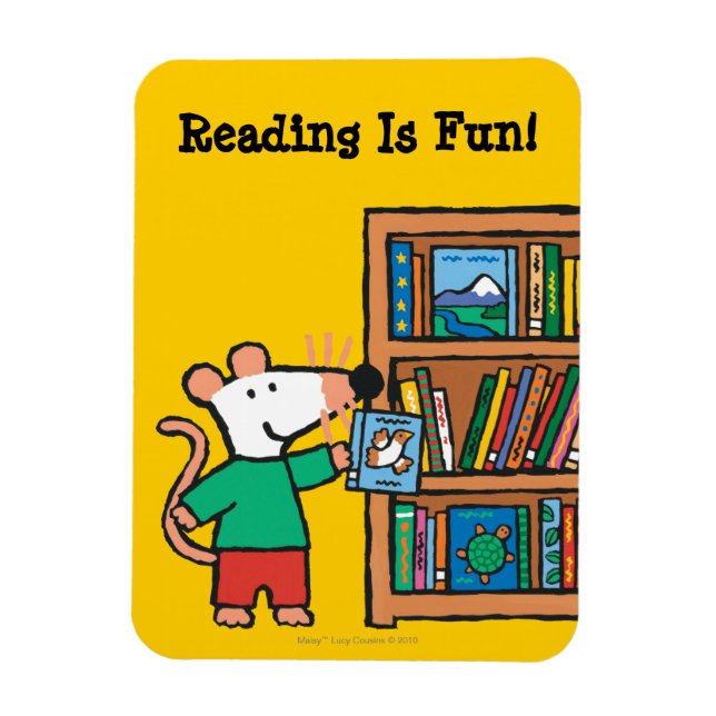 Maisy och Bokar bokhyllan Magnet (Vertikal)