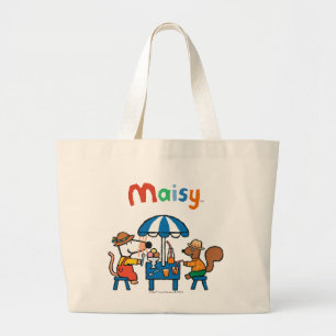 Maisy och Cyril Snacktime vid stranden Jumbo Tygkasse