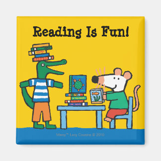 Maisy och Friends Enjoy Bibliotek Magnet