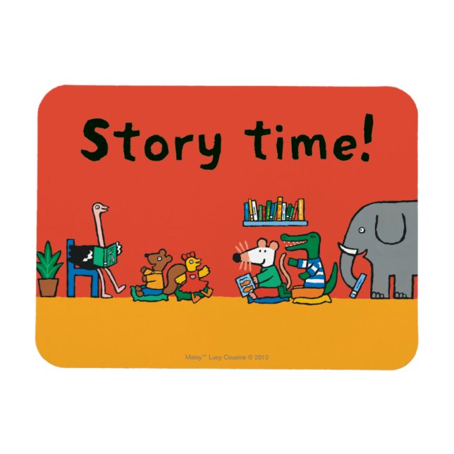 Maisy och Friends Läs tillsammans Magnet (Horisontell)