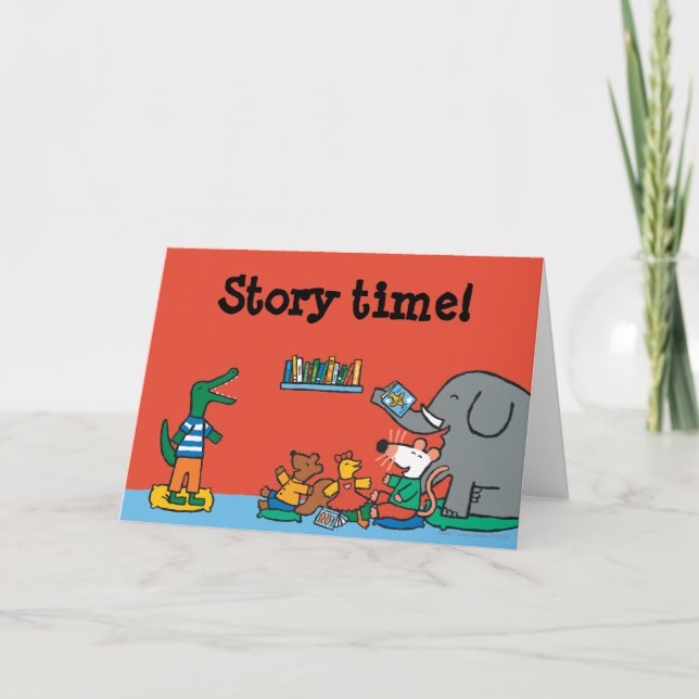 Maisy och Friends Laugh vid story Time Kort (Framsida)