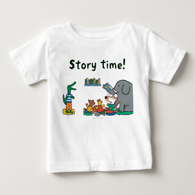 Maisy och Friends Laugh vid story Time T-shirt (Framsida)