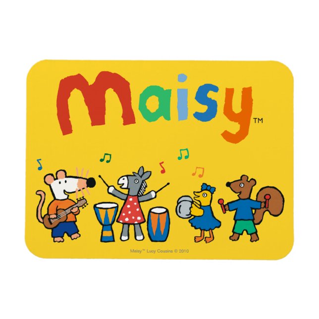 Maisy och Friends Play i Band Magnet (Horisontell)