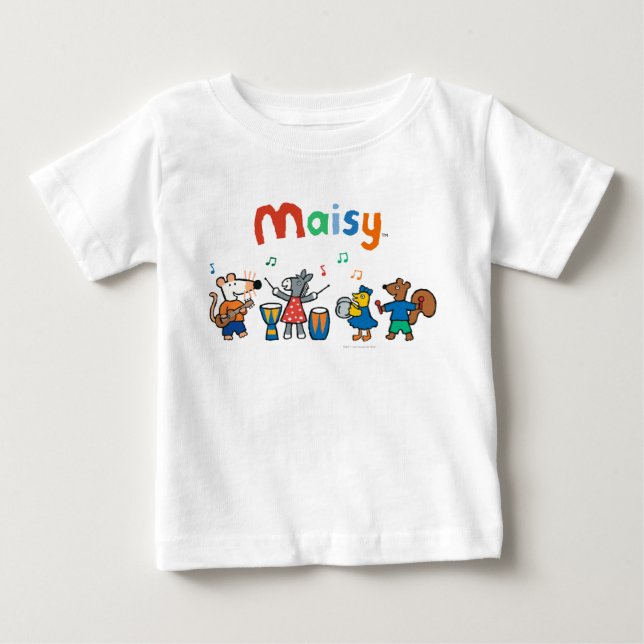Maisy och Friends Play i Band T-shirt (Framsida)