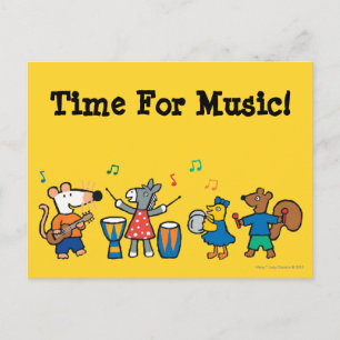 Maisy och Friends Play i Band Vykort