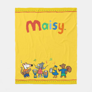 Maisy och vänlek i musikbandet fleecefilt