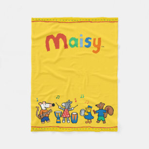 Maisy och vänlek i musikbandet fleecefilt