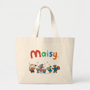 Maisy och vänlek i musikbandet jumbo tygkasse