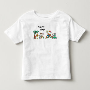 Maisy och vänner på stranden tee shirt