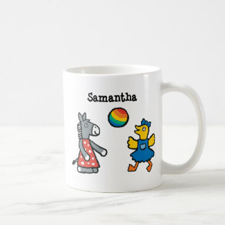 Maisy på förskole- med vänner på lekplatsen kaffemugg